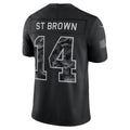 D.Lions #14 Amon-Ra St. Brown Black 2026 Salute to Service Stitched Limited jersey BUTLER