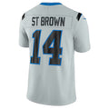 D.Lions #14 Amon-Ra St. Brown Silver 2026 Rivalries Collection Stitched Limited Jersey BUTLER