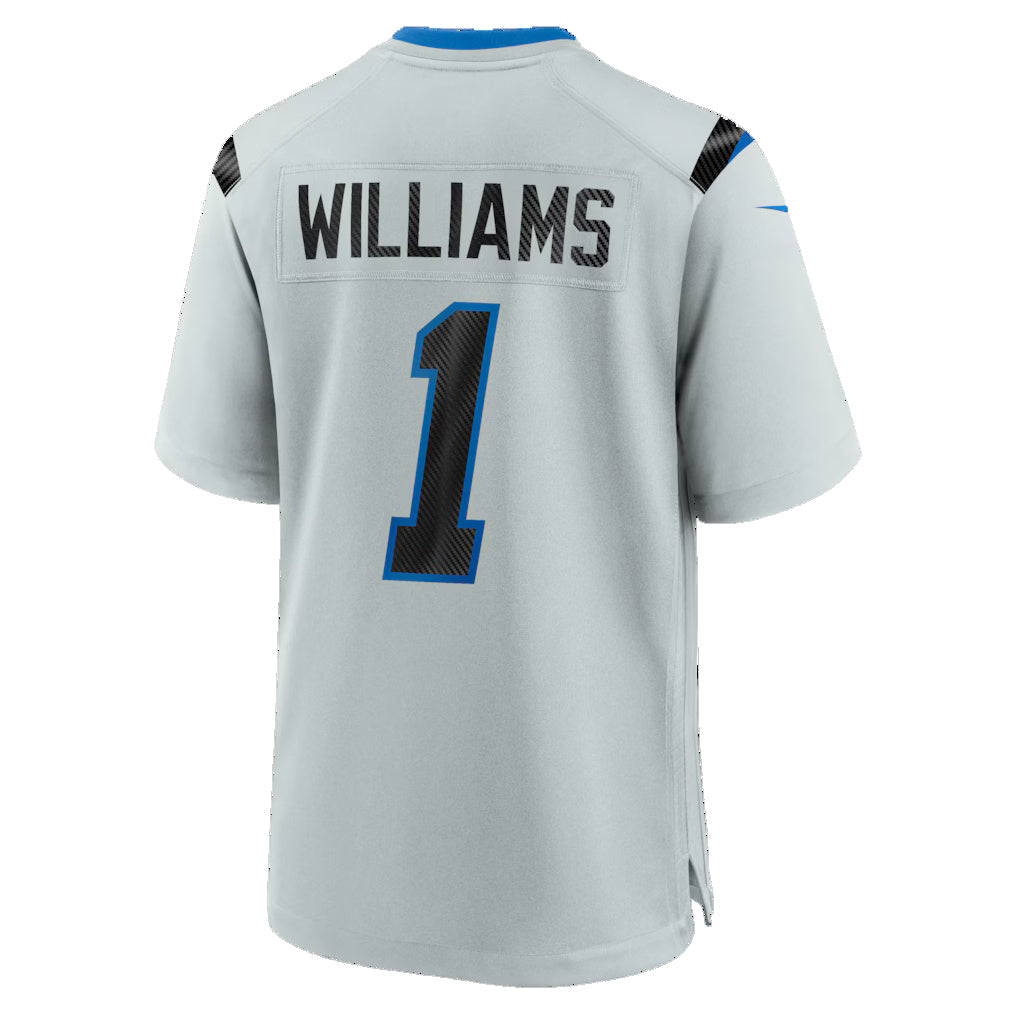 D.Lions #1 Jameson Williams Silver 2026 Rivalries Collection Game Jersey BUTLER