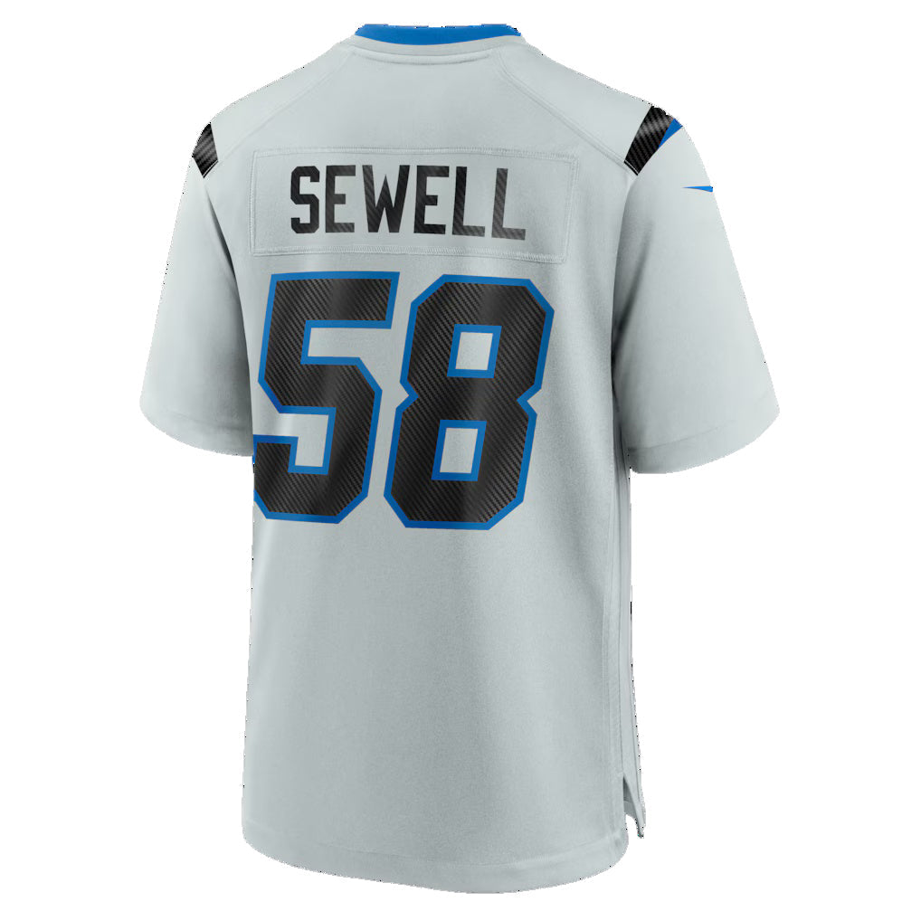 D.Lions #58 Penei Sewell Silver 2026 Rivalries Collection Game Jersey BUTLER