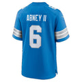 D.Lions #6 Keith Abney II Blue Team Game jersey BUTLER