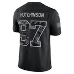 D.Lions #97 Aidan Hutchinson Black 2026 Salute to Service Stitched Limited jersey BUTLER