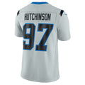 D.Lions #97 Aidan Hutchinson Silver 2026 Rivalries Collection Stitched Limited Jersey BUTLER