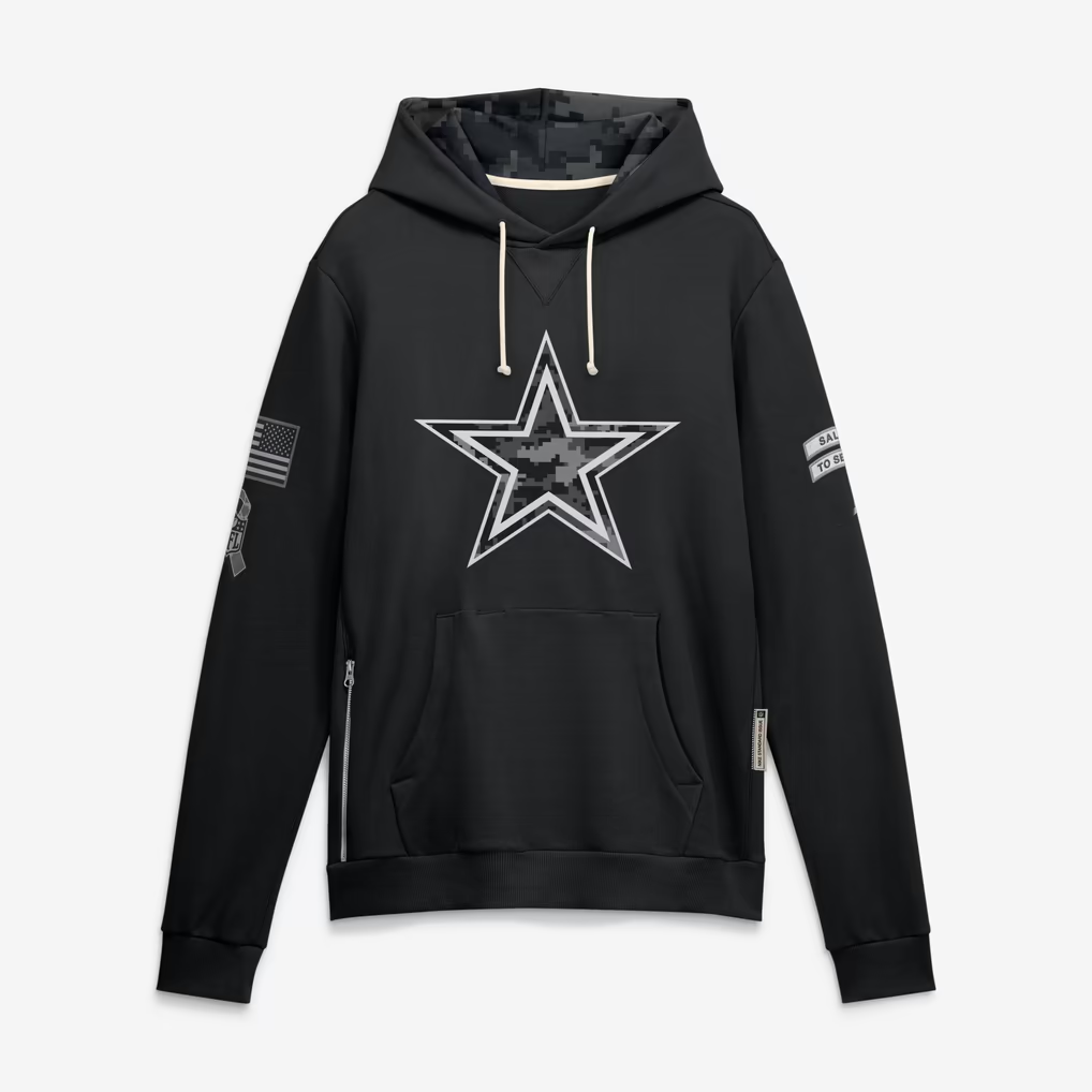D.Cowboys 2026 Salute To Service Club Pullover Hoodie Cheap sale Birthday and Christmas gifts Stitched American Jersey BUTLER