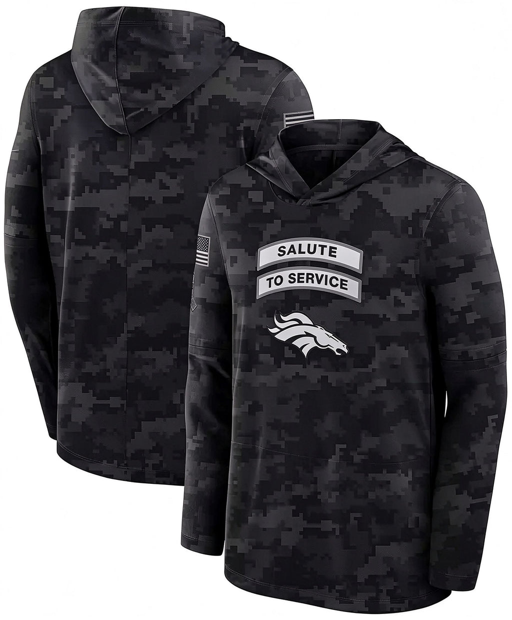 D.Broncos 2026 Salute To Service Club Pullover Hoodie Cheap sale Birthday and Christmas gifts Stitched American Jersey BUTLER