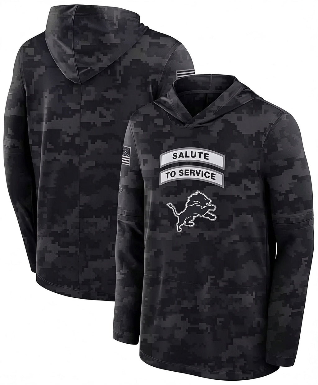 D.Lions 2026 Salute To Service Club Pullover Hoodie Cheap sale Birthday and Christmas gifts Stitched American Jersey BUTLER