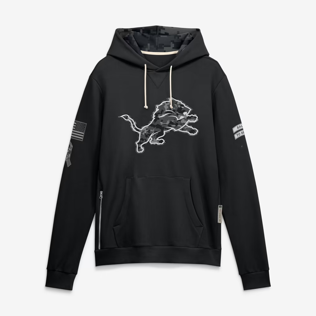 D.Lions 2026 Salute To Service Club Pullover Hoodie Cheap sale Birthday and Christmas gifts Stitched American Jersey BUTLER