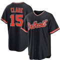 Detroit Tigers #15 Max Clark Navy Alternate Stitched Jersey BUTLER