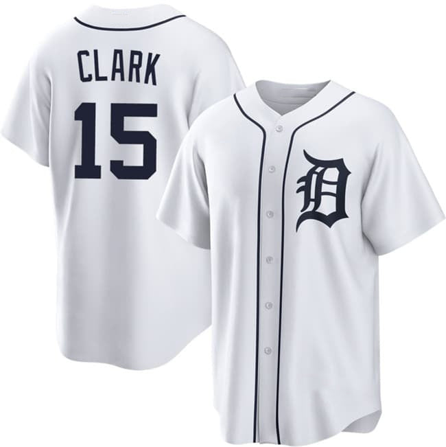 Detroit Tigers #15 Max Clark White 2026 Cool Base Stitched Jersey BUTLER