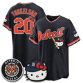 Detroit Tigers #20 Spencer Torkelson Black BUTLER Meow KT Edition Vapor Limited Stitched Jersey