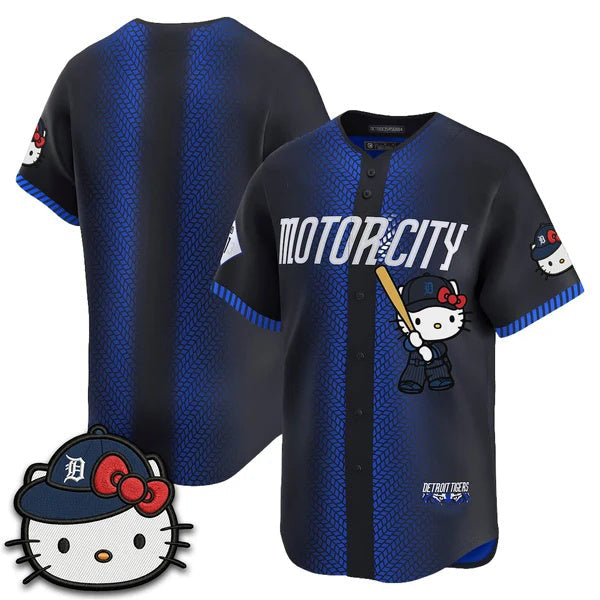 Detroit Tigers Navy BUTLER Meow KT Edition Vapor Limited Stitched Jersey