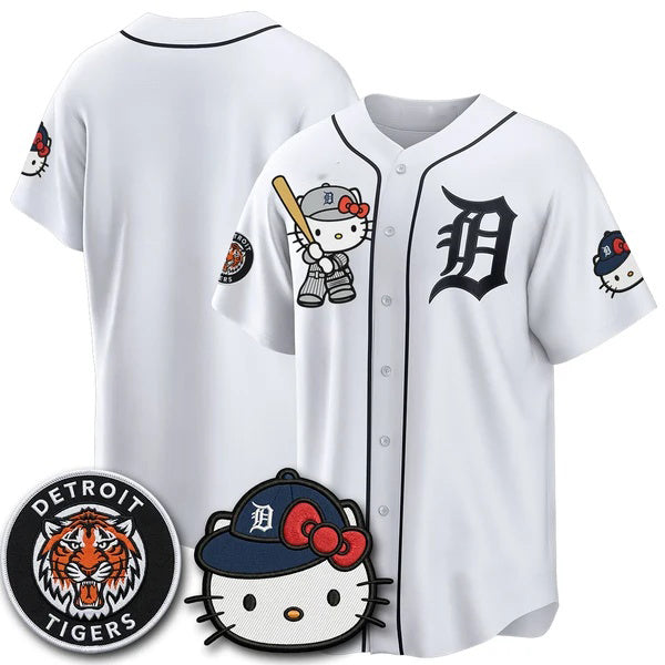 Detroit Tigers White BUTLER Meow KT Edition Vapor Limited Stitched Jersey