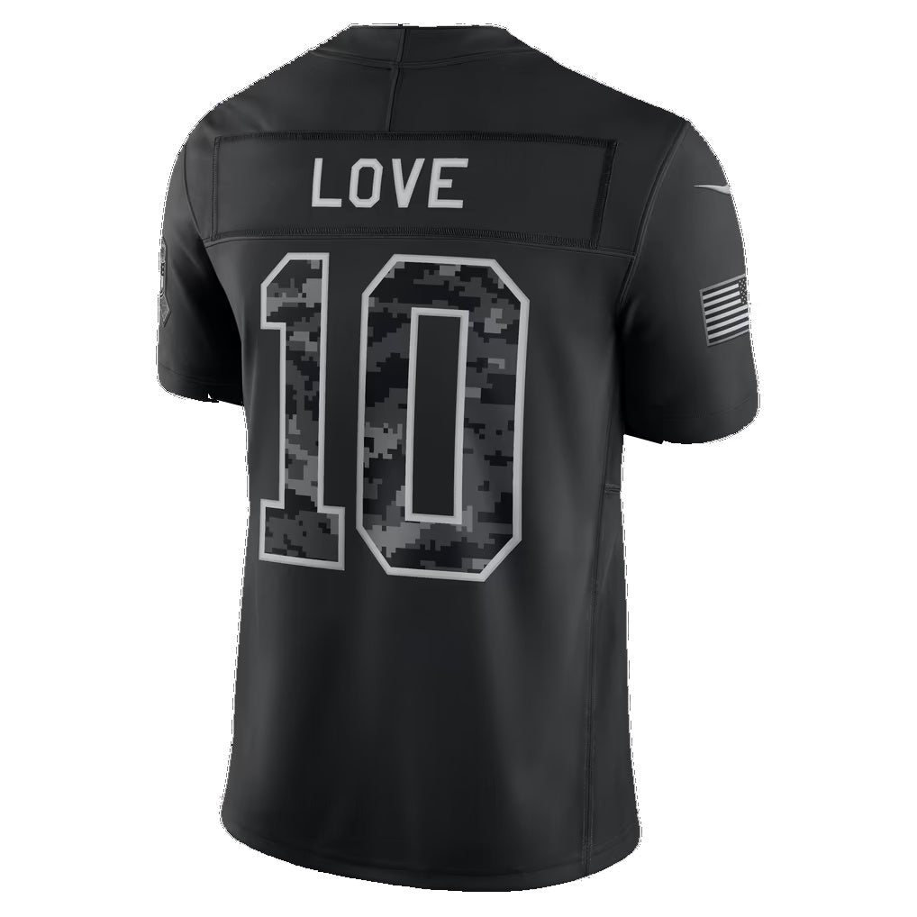 GB.Packers #10 Jordan Love Black 2026 Salute to Service Stitched Limited jersey BUTLER