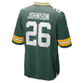 GB.Packers #26 Kaleb Johnson Green Team Game jersey BUTLER