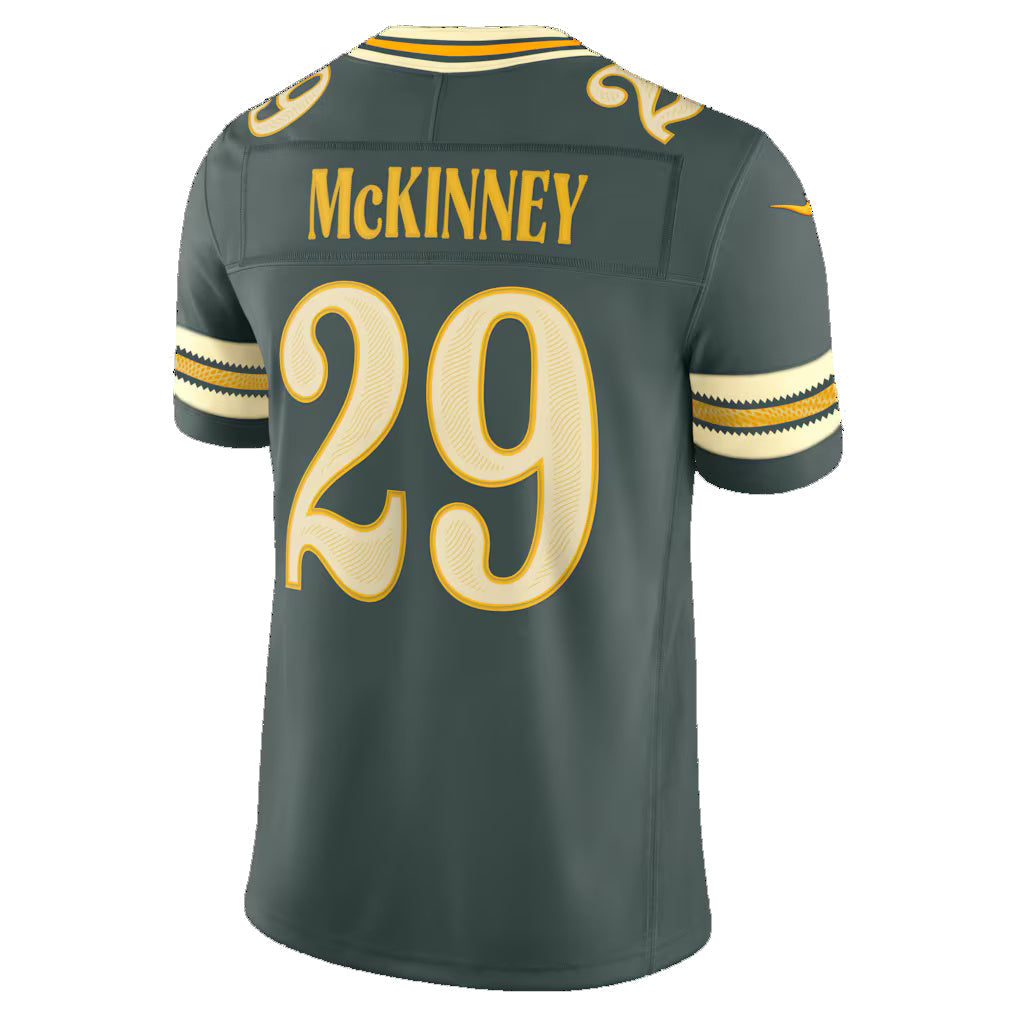 GB.Packers #29 Xavier McKinney Green 2026 Rivalries Collection Stitched Limited Jersey BUTLER