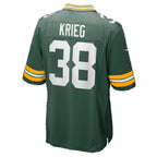 GB.Packers #38 Lenny Krieg Green Team Game jersey BUTLER