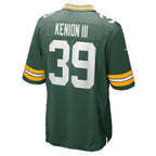 GB.Packers #39 Murvin Kenion III Green Team Game jersey BUTLER
