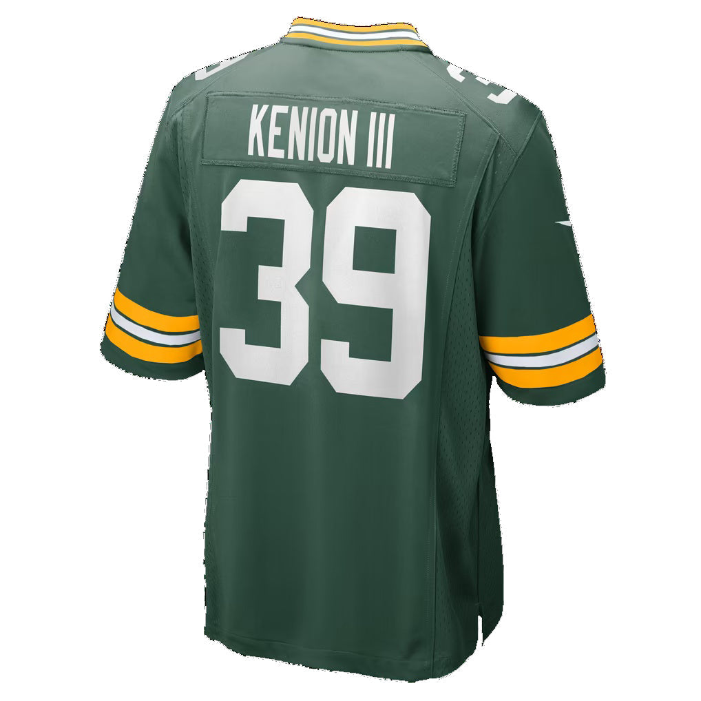 GB.Packers #39 Murvin Kenion III Green Team Game jersey BUTLER