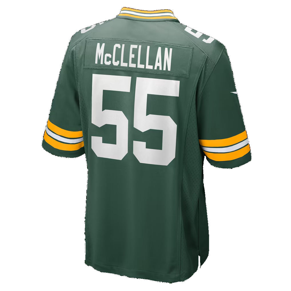 GB.Packers #55 Chris McClellan Green Team Game jersey BUTLER