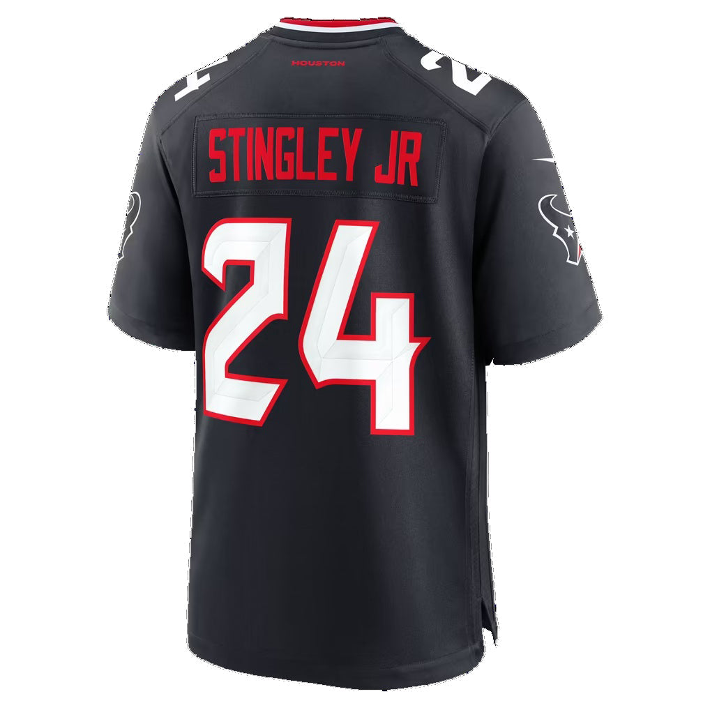 H.Texans #24 Derek Stingley Jr. Navy Team 25th Season Game jersey BUTLER