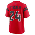 H.Texans #24 Derek Stingley Jr. Red Alternate 25th Season Game jersey BUTLER