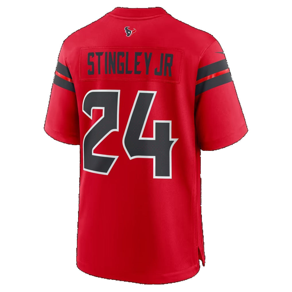 H.Texans #24 Derek Stingley Jr. Red Alternate 25th Season Game jersey BUTLER