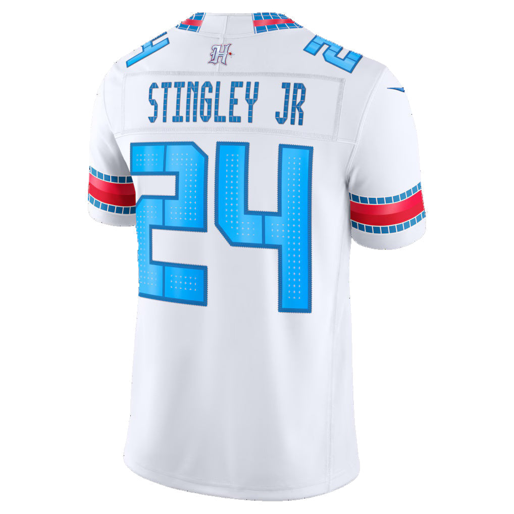 H.Texans #24 Derek Stingley Jr. White 2026 Rivalries Collection Stitched Limited Jersey BUTLER