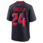 H.Texans #24 Derek Stingley Jr. Navy Alternate 2 25th Season Game jersey BUTLER