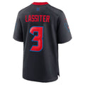 H.Texans #3 Kamari Lassiter Navy Alternate Game jersey BUTLER