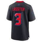 H.Texans #3 Kamari Lassiter Navy Alternate Game jersey BUTLER