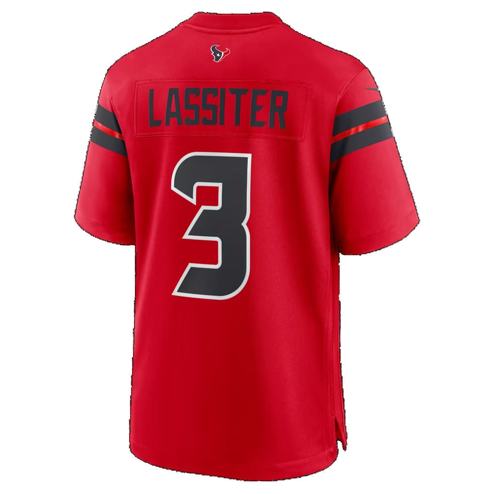H.Texans #3 Kamari Lassiter Red Alternate Game jersey BUTLER