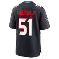 H.Texans #51 Will Anderson Jr. Navy Team 25th Season Game jersey BUTLER