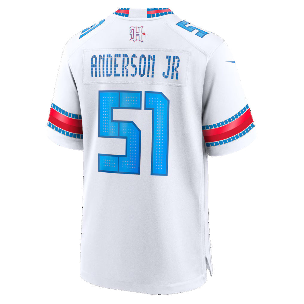 H.Texans #51 Will Anderson Jr. White 2026 Rivalries Collection Game Jersey BUTLER