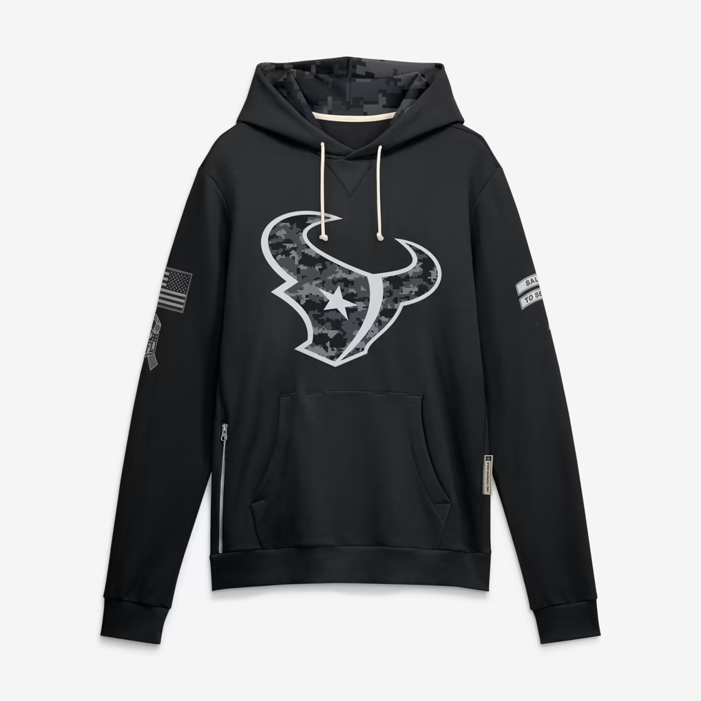 H.Texans 2026 Salute To Service Club Pullover Hoodie Cheap sale Birthday and Christmas gifts Stitched American Jersey BUTLER