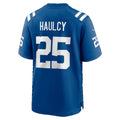 IN.Colts #25 A.J. Haulcy Royal Team Game jersey BUTLER