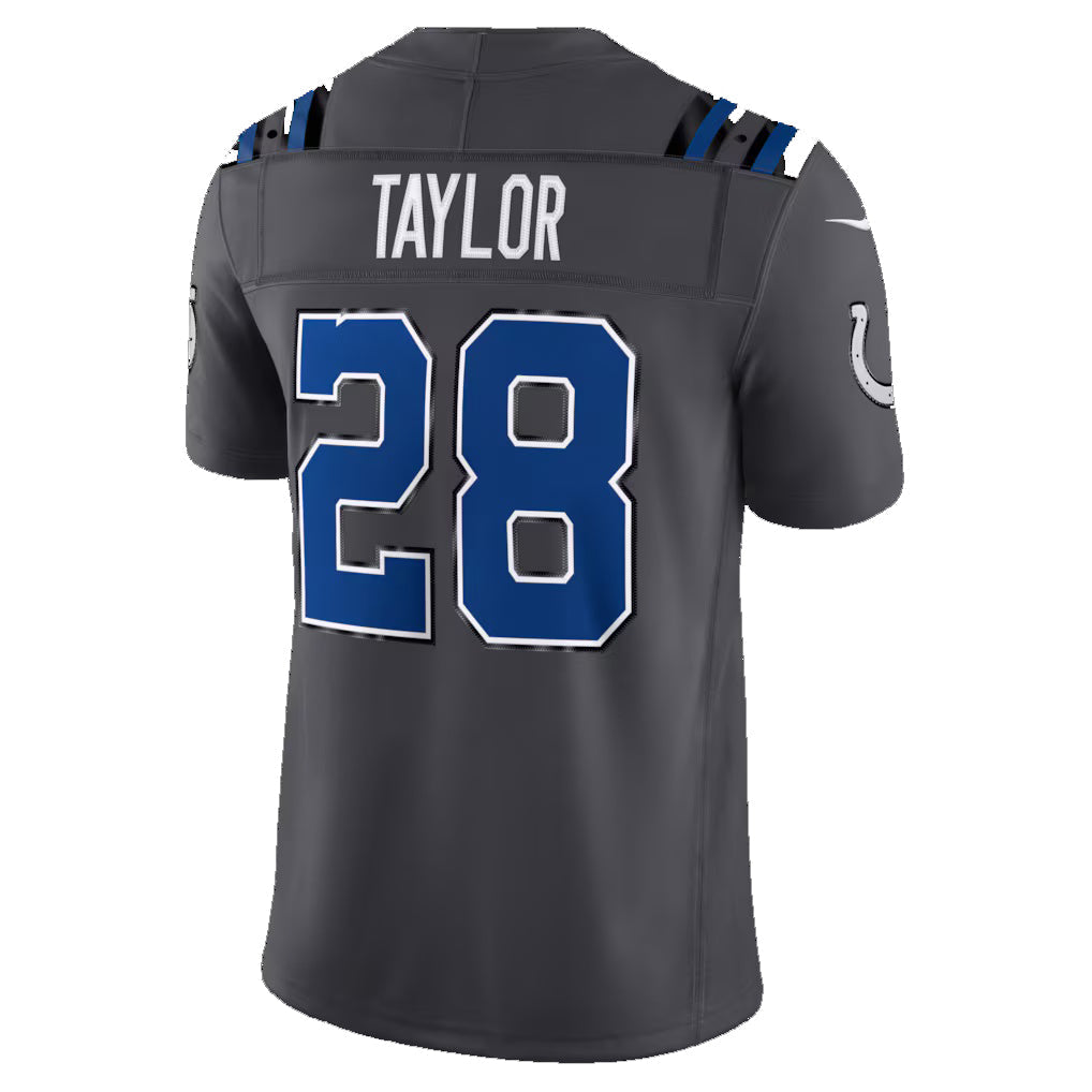 IN.Colts #28 Jonathan Taylor Anthracite 2026 Rivalries Collection Stitched Limited Jersey BUTLER