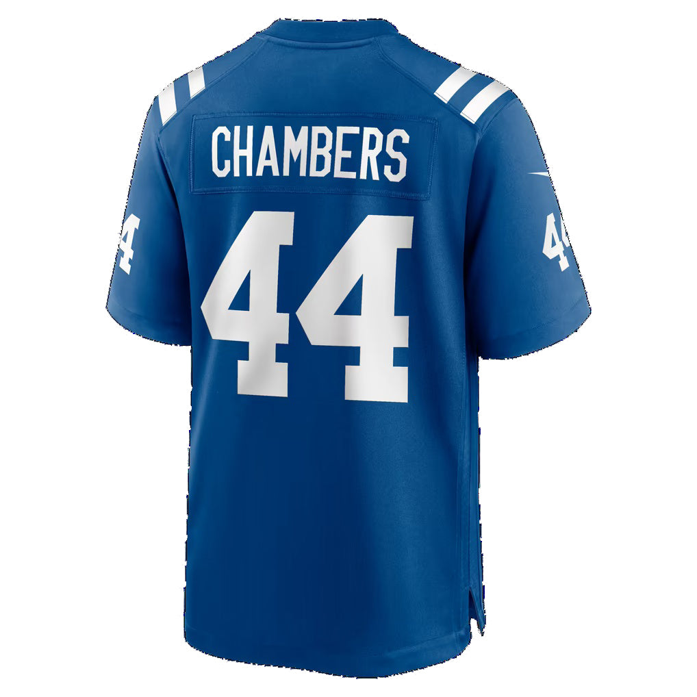 IN.Colts #44 Tahj Chambers Royal Team Game jersey BUTLER