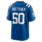 IN.Colts #50 Bryce Boettcher Royal Team Game jersey BUTLER