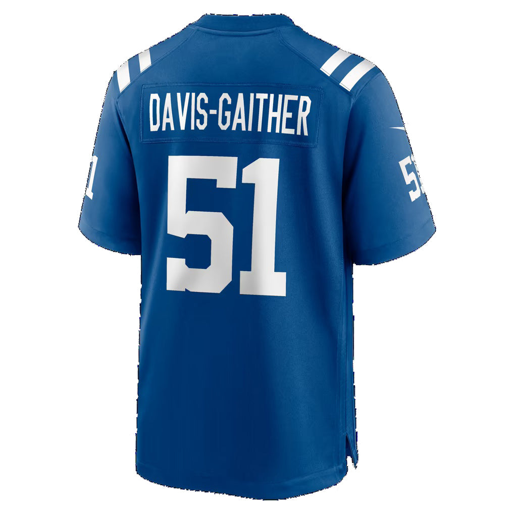 IN.Colts #51 Akeem Davis-Gaither Royal Team Game jersey BUTLER