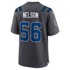 IN.Colts #56 Quenton Nelson Anthracite 2026 Rivalries Collection Game Jersey BUTLER