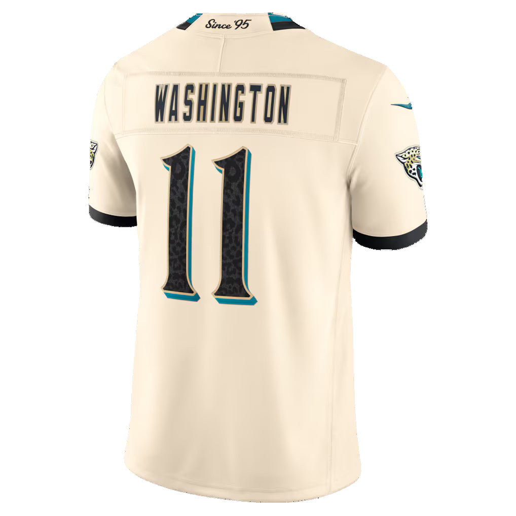 J.Jaguars #11 Parker Washington Natural 2026 Rivalries Collection Stitched Limited Jersey BUTLER