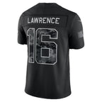 J.Jaguars #16 Trevor Lawrence Black 2026 Salute to Service Stitched Limited jersey BUTLER