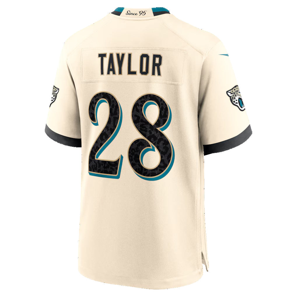 J.Jaguars #28 Fred Taylor Natural 2026 Rivalries Collection Game Jersey BUTLER