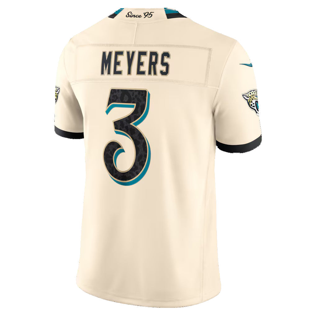 J.Jaguars #3 Jakobi Meyers Natural 2026 Rivalries Collection Stitched Limited Jersey BUTLER