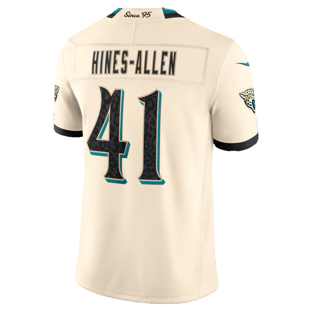 J.Jaguars #41 Josh Hines-Allen Natural 2026 Rivalries Collection Stitched Limited Jersey BUTLER