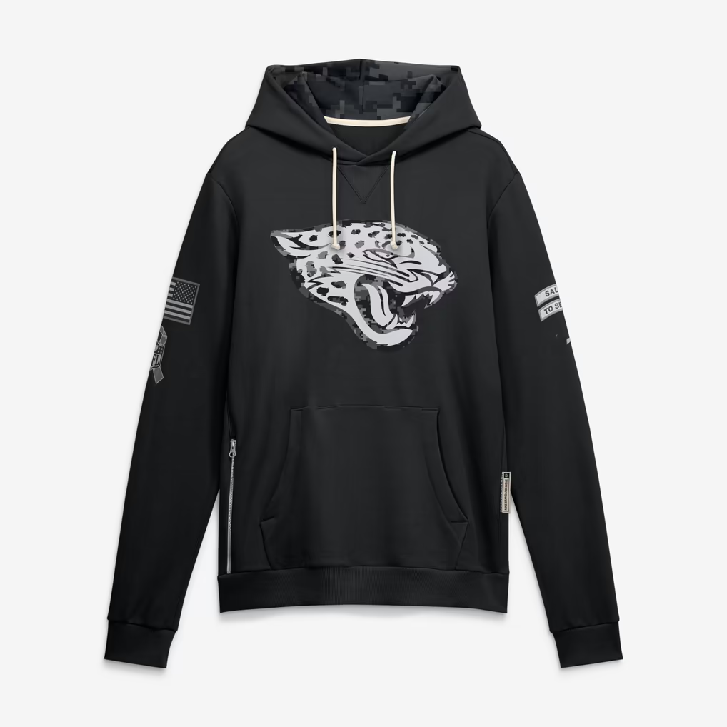 J.Jaguars 2026 Salute To Service Club Pullover Hoodie Cheap sale Birthday and Christmas gifts Stitched American Jersey BUTLER