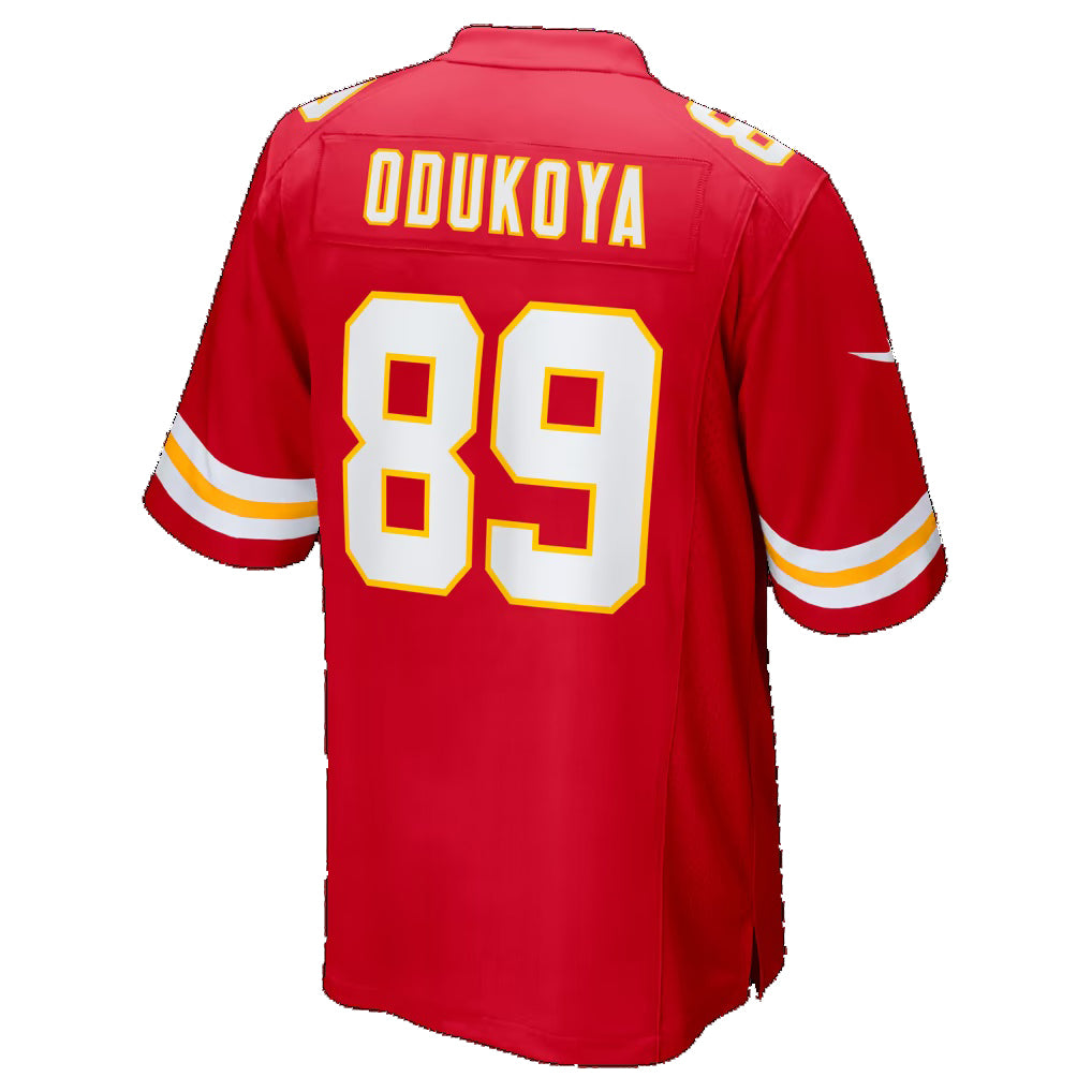 KC.Chiefs #89 Thomas Odukoya Red BUTLER Team Game Jersey