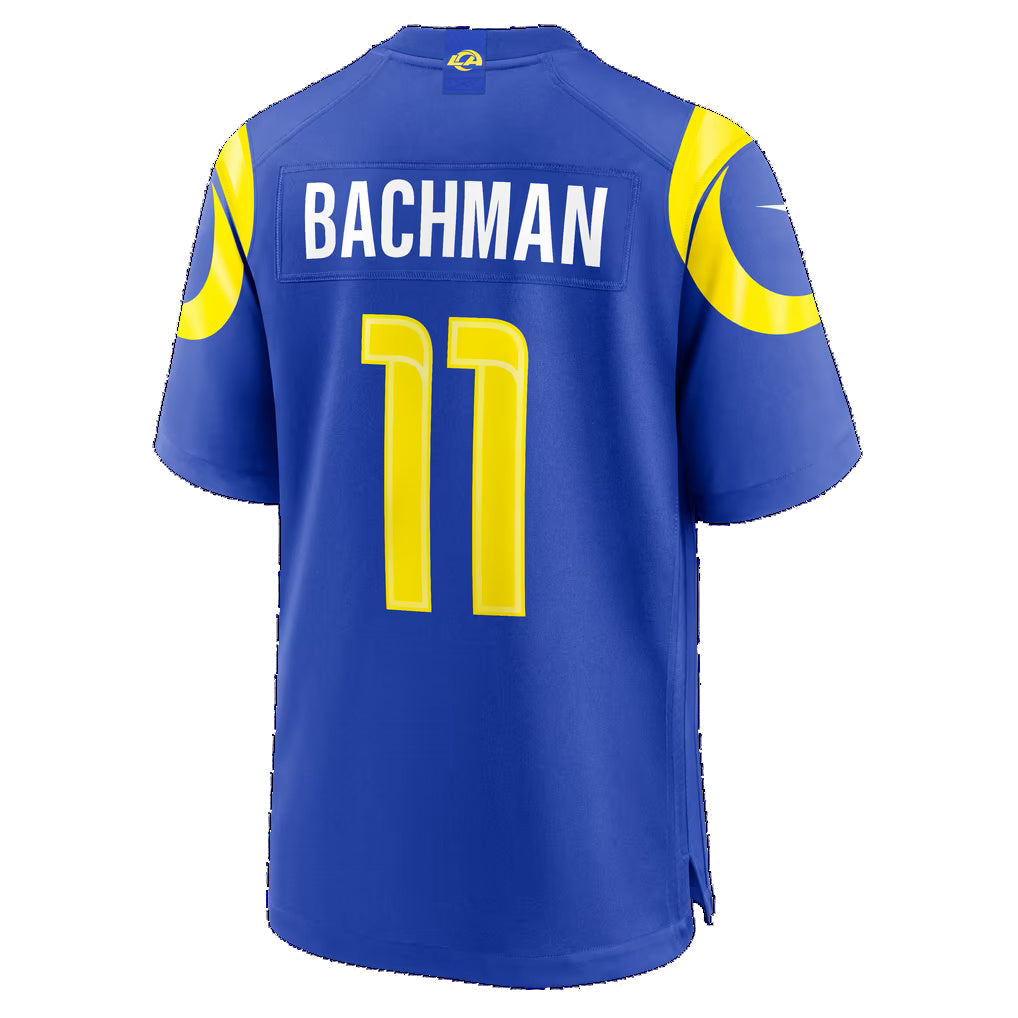LA.Rams #11 Alex Bachman Royal Team Game jersey BUTLER
