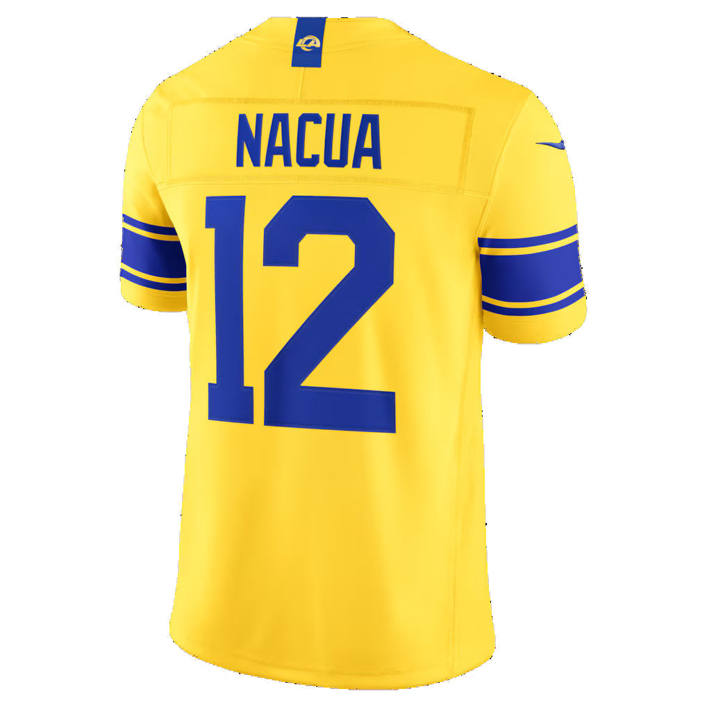 LA.Rams #12 Puka Nacua Classic Sol Vapor F.U.S.E. Stitched Limited Limited Jersey BUTLER
