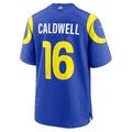 LA.Rams #16 Matthew Caldwell Royal Team Game jersey BUTLER